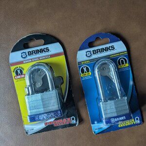 Two Brinks Keyed Padlocks
